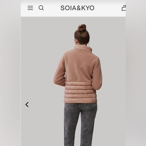 SOIA & KYO Colleen Women's Sherpa  hybrid slim fit jacket - Picture 3 of 12